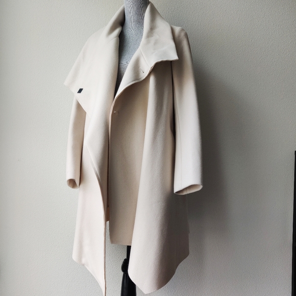 All Saints City Monument Draped Coat - Picture 2 of 8